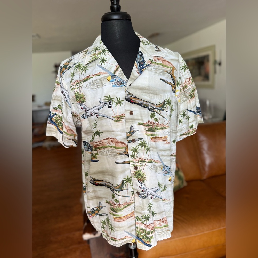 🪖RJC Men's Tropical Military Print Shirt